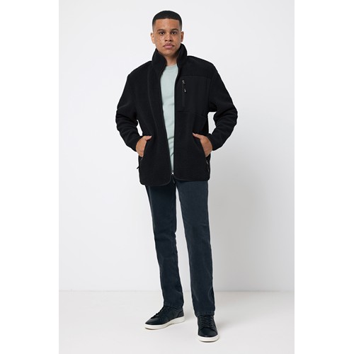 black IQONIQ Diran Chaqueta Polar Poliéster Reciclado