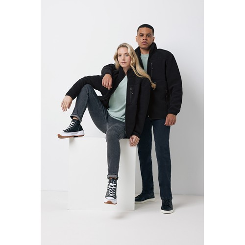 black IQONIQ Diran Chaqueta Polar Poliéster Reciclado