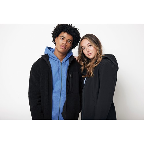 black IQONIQ Diran Chaqueta Polar Poliéster Reciclado