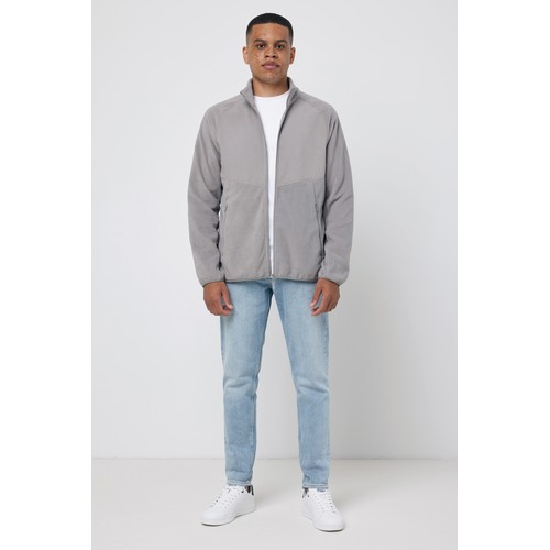 gris tormenta Chaqueta Talung cremallera de poliéster reciclado IQONIQ