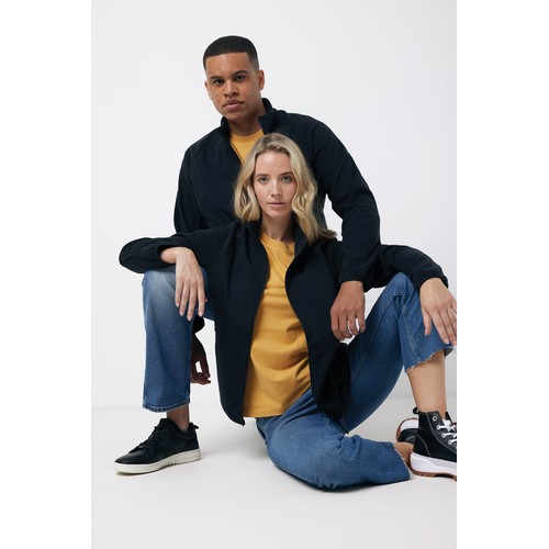 black Chaqueta Talung cremallera de poliéster reciclado IQONIQ