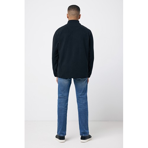 black IQONIQ Talung Chaqueta Cremallera/Paneles Microfibra Poliést