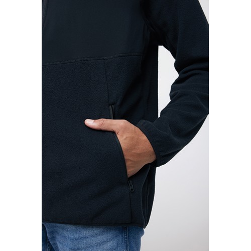 black IQONIQ Chaqueta Talung cremallera microfibra poliéster