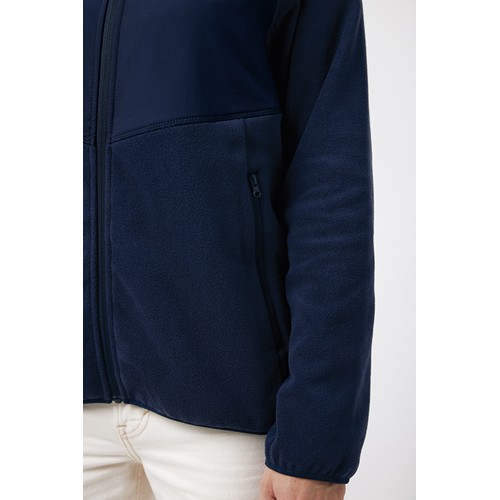 azul marino IQONIQ Chaqueta Talung cremallera microfibra poliéster