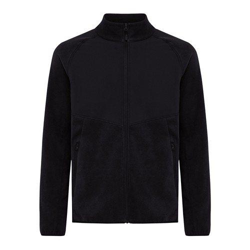 black IQONIQ Talung Chaqueta Cremallera/Paneles Microfibra Poliést