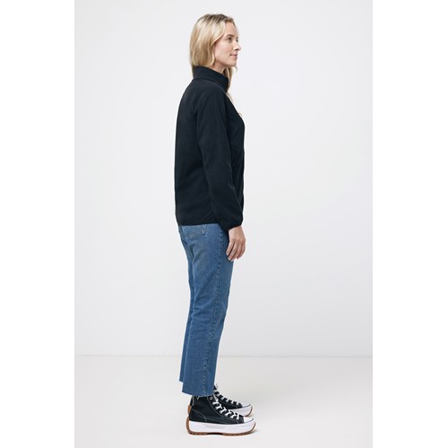 black IQONIQ Talung Chaqueta Cremallera/Paneles Microfibra Poliést