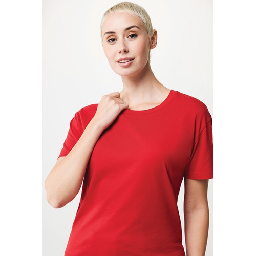 red IQONIQ Yala Camiseta Mujer Light Weight Algodón Reciclado