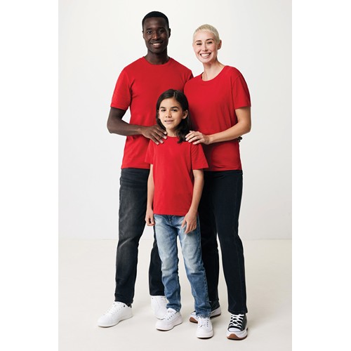 red IQONIQ Yala Camiseta Mujer Light Weight Algodón Reciclado