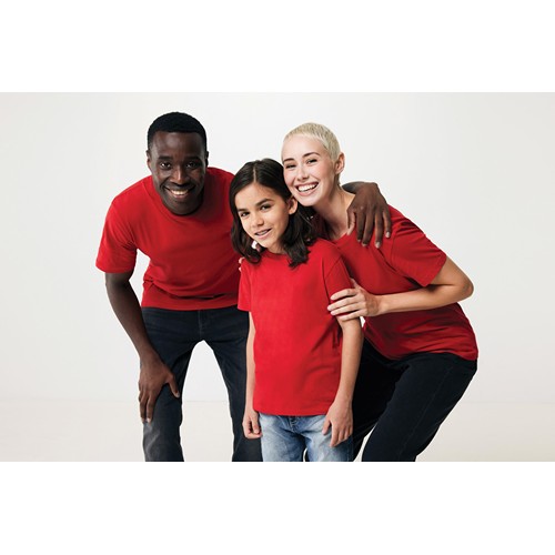 red IQONIQ Yala Camiseta Mujer Light Weight Algodón Reciclado