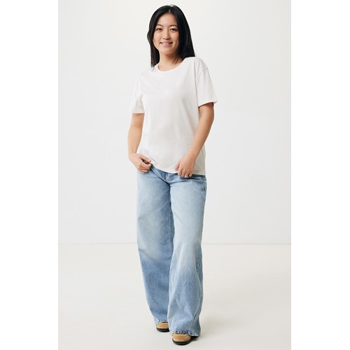 marfil IQONIQ Yala Camiseta Mujer Light Weight Algodón Reciclado