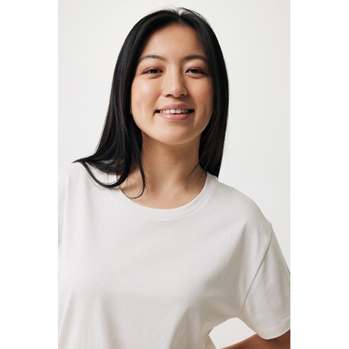 marfil IQONIQ Yala Camiseta Mujer Light Weight Algodón Reciclado