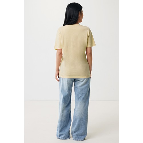 crema IQONIQ Yala Camiseta Mujer Light Weight Algodón Reciclado