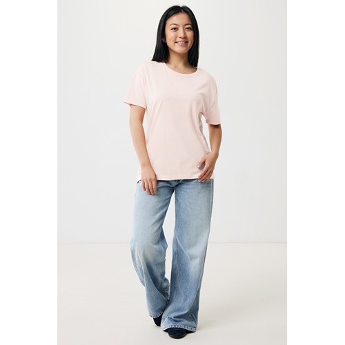 pink IQONIQ Yala Camiseta Mujer Light Weight Algodón Reciclado