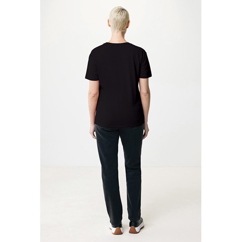 black IQONIQ Yala Camiseta Mujer Light Weight Algodón Reciclado