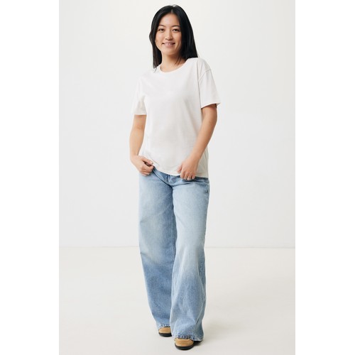 marfil Camiseta mujer IQONIQ Yala algodón reciclado