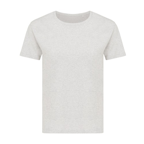 moteado gris claro IQONIQ Yala Camiseta Mujer Light Weight Algodón Reciclado
