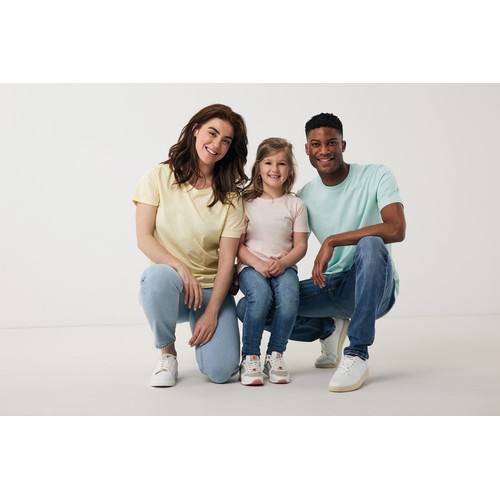 crema Camiseta mujer IQONIQ Yala algodón reciclado