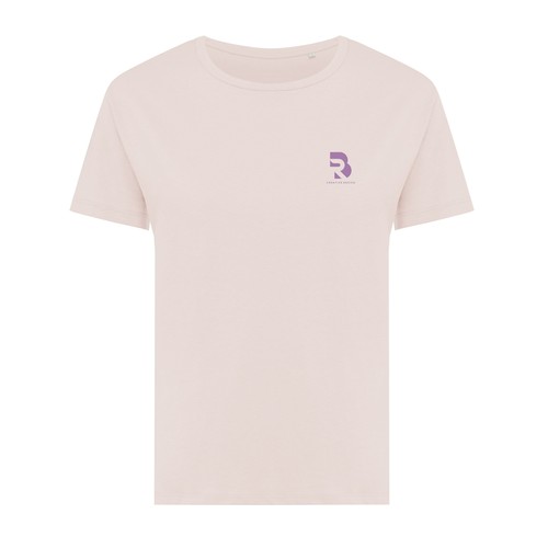 pink Camiseta mujer IQONIQ Yala algodón reciclado
