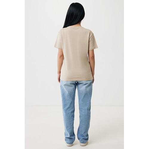 arena IQONIQ Yala Camiseta Mujer Light Weight Algodón Reciclado
