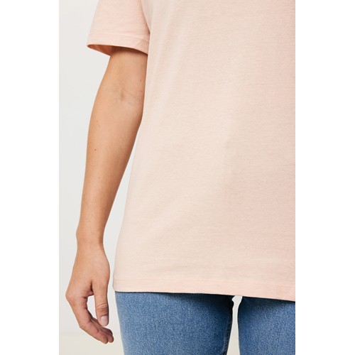 melocotón IQONIQ Yala Camiseta Mujer Light Weight Algodón Reciclado