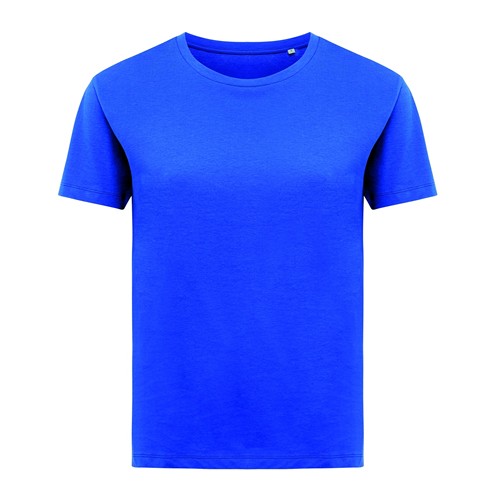 azulón IQONIQ Yala Camiseta Mujer Light Weight Algodón Reciclado