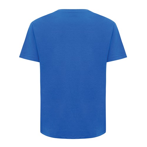 azulón IQONIQ Yala Camiseta Mujer Light Weight Algodón Reciclado