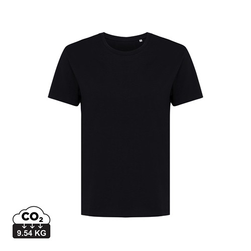 black IQONIQ Yala Camiseta Mujer Light Weight Algodón Reciclado