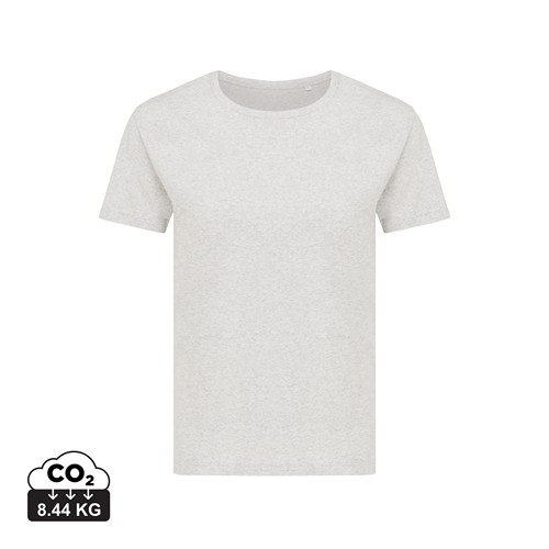 moteado gris claro IQONIQ Yala Camiseta Mujer Light Weight Algodón Reciclado