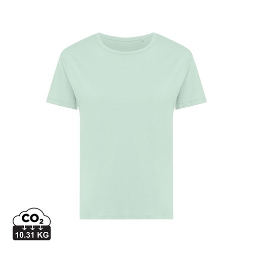 verde menta IQONIQ Yala Camiseta Mujer Light Weight Algodón Reciclado
