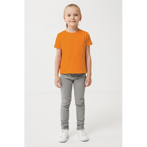 orange IQONIQ Koli Camiseta Infantil Light Weight Algodón Reciclado