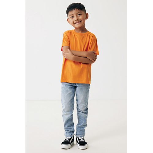 orange IQONIQ Koli Camiseta Infantil Light Weight Algodón Reciclado