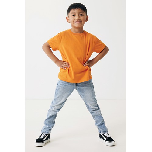 orange IQONIQ Koli Camiseta Infantil Light Weight Algodón Reciclado
