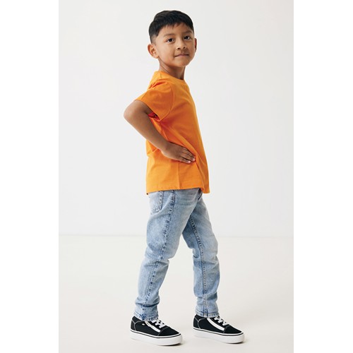 orange IQONIQ Koli Camiseta Infantil Light Weight Algodón Reciclado