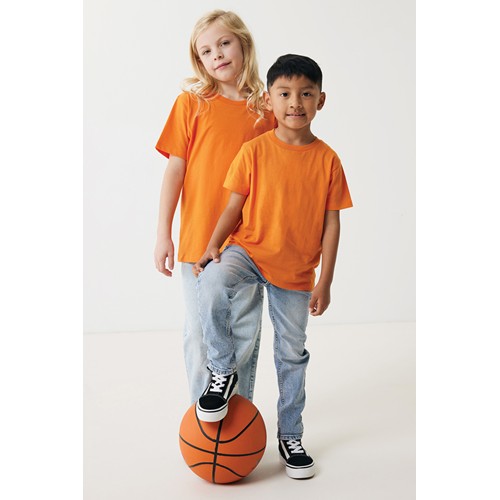 orange IQONIQ Koli Camiseta Infantil Light Weight Algodón Reciclado