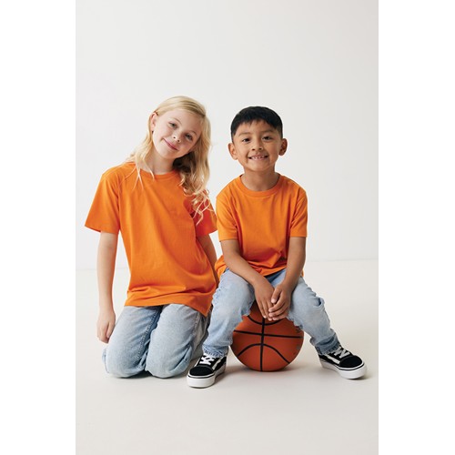 orange IQONIQ Koli Camiseta Infantil Light Weight Algodón Reciclado
