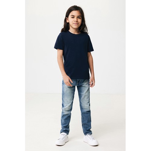 azul marino IQONIQ Koli Camiseta Infantil Light Weight Algodón Reciclado