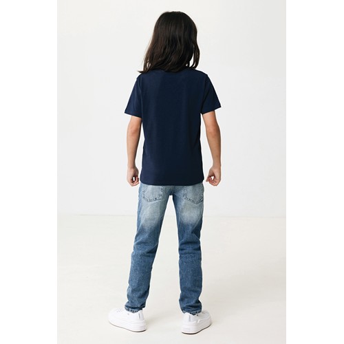azul marino IQONIQ Koli Camiseta Infantil Light Weight Algodón Reciclado