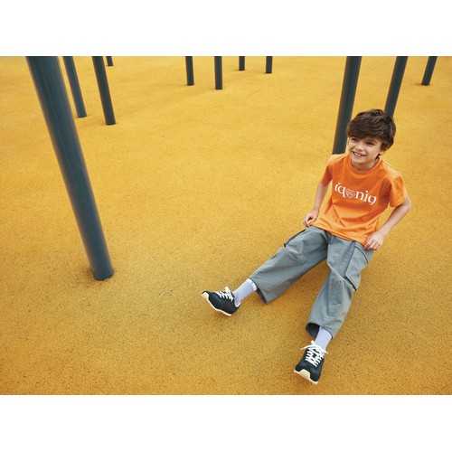 ocre Camiseta infantil IQONIQ Koli de algodón reciclado