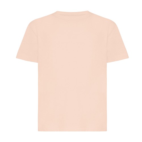 melocotón IQONIQ Koli Camiseta Infantil Light Weight Algodón Reciclado