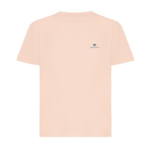 melocotón IQONIQ Koli Camiseta Infantil Light Weight Algodón Reciclado