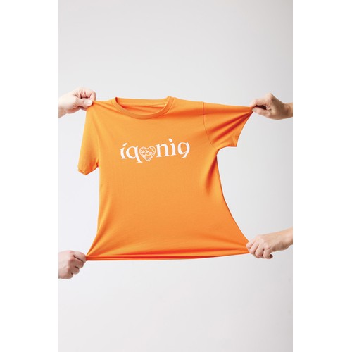 orange Camiseta infantil IQONIQ Koli de algodón reciclado