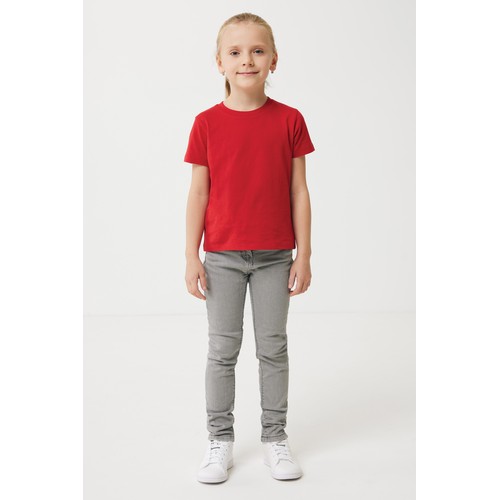 red Camiseta infantil IQONIQ Koli de algodón reciclado
