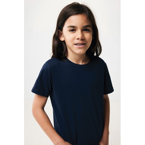 azul marino Camiseta infantil IQONIQ Koli de algodón reciclado