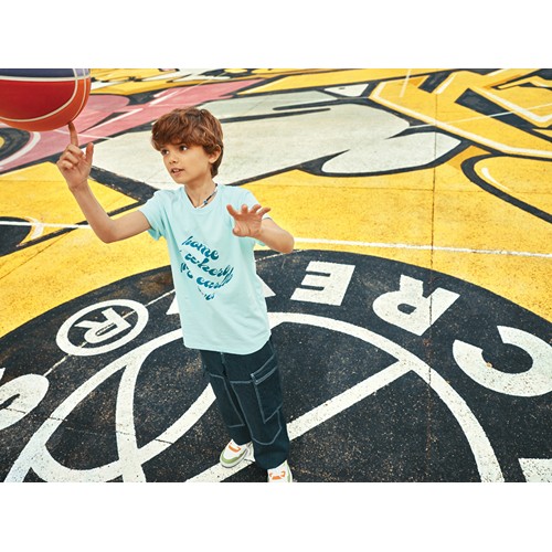 T-shirt pour enfants en coton recyclé IQONIQ Koli - 11