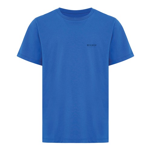 azulón IQONIQ Koli Camiseta Infantil Light Weight Algodón Reciclado