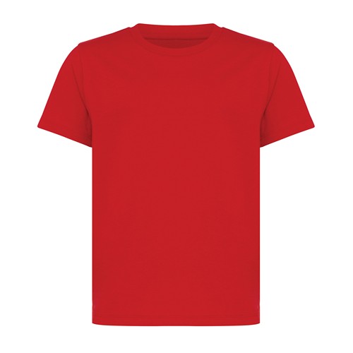 red IQONIQ Koli Camiseta Infantil Light Weight Algodón Reciclado