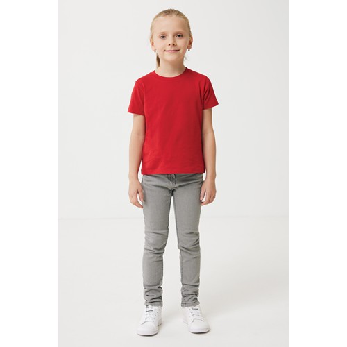 red IQONIQ Koli Camiseta Infantil Light Weight Algodón Reciclado