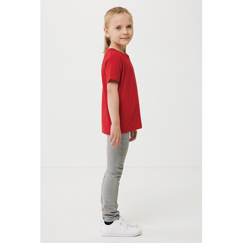 red IQONIQ Koli Camiseta Infantil Light Weight Algodón Reciclado
