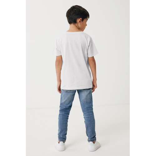 white Camiseta infantil IQONIQ Koli de algodón reciclado