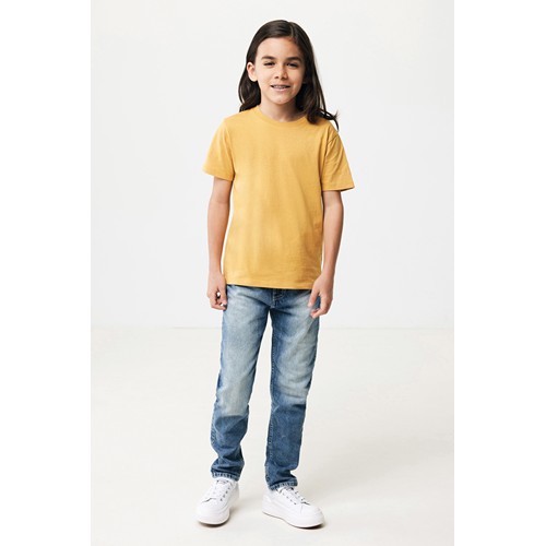 ocre IQONIQ Koli Camiseta Infantil Light Weight Algodón Reciclado